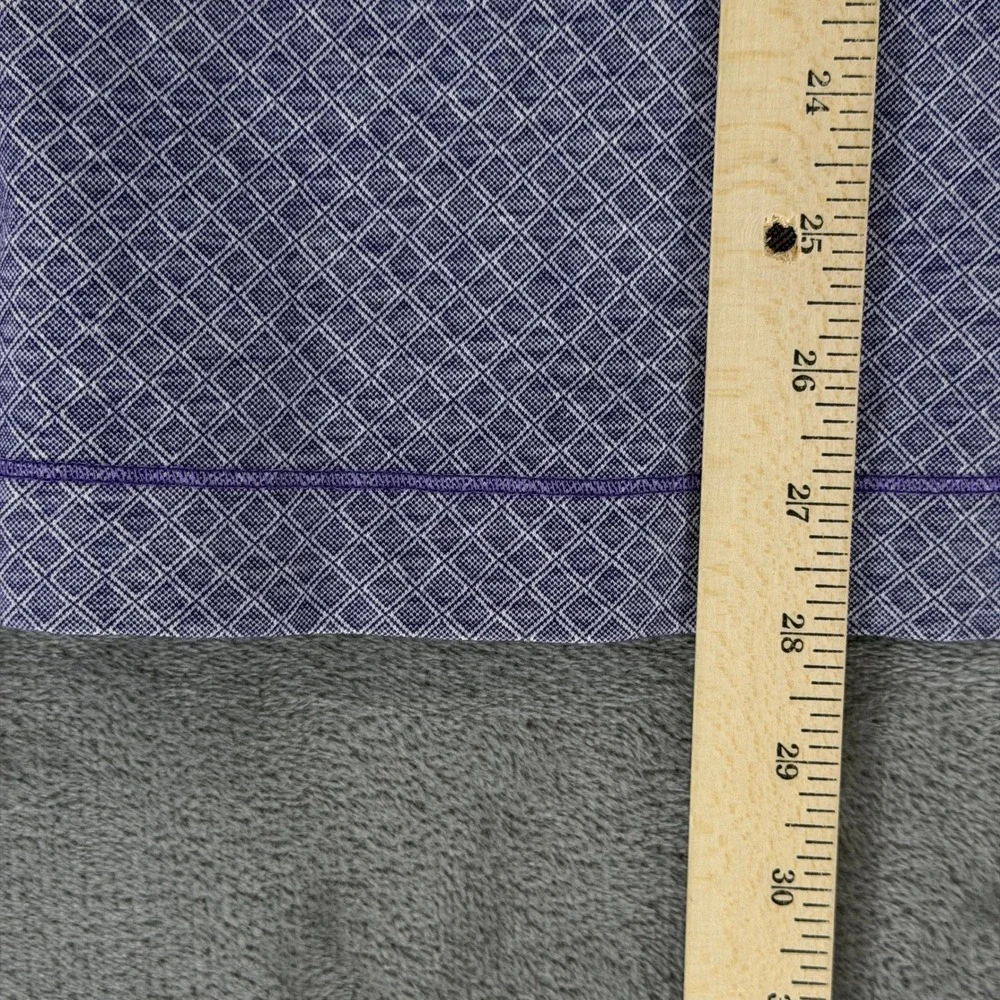 Robert Graham Pullover Mens XL Classic Fit Purple Geometric Button-Down EUC